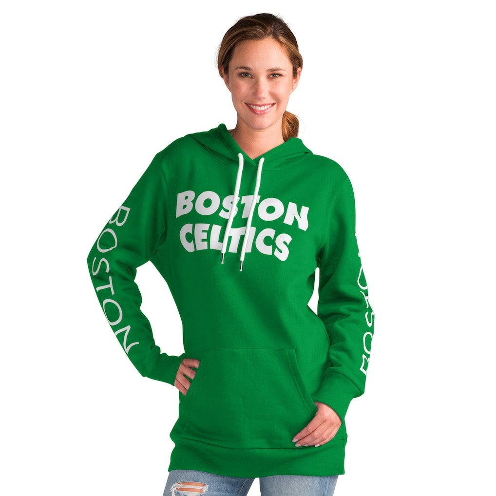 Boston Celtics G-III 4Her by Carl Banks Women's Base Coach Pullover Hoodie Kelly Green - NBA