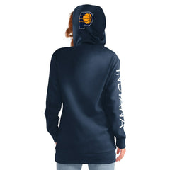 Indiana Pacers G-III 4Her by Carl Banks Women's Base Coach Pullover Hoodie Navy - NBA
