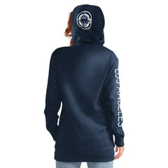 LA Clippers G-III 4Her by Carl Banks Women's Base Coach Pullover Hoodie Navy - NBA