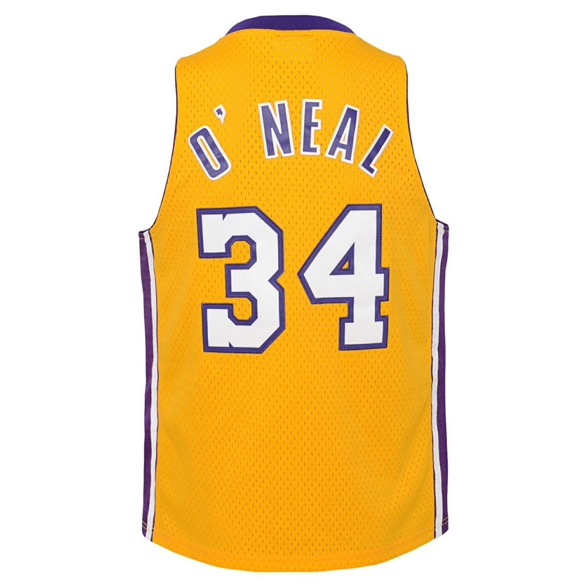 Shaquille O'Neal Los Angeles Lakers Youth 1999/00 Hardwood Classics Swingman Jersey Gold - NBA