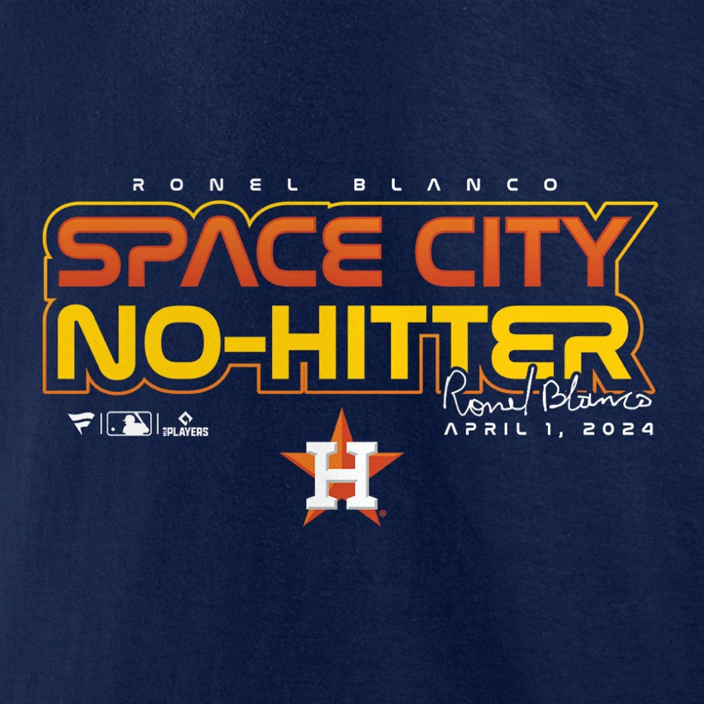 Ronel Blanco Houston Astros  Space City No-Hitter T-Shirt - MLB