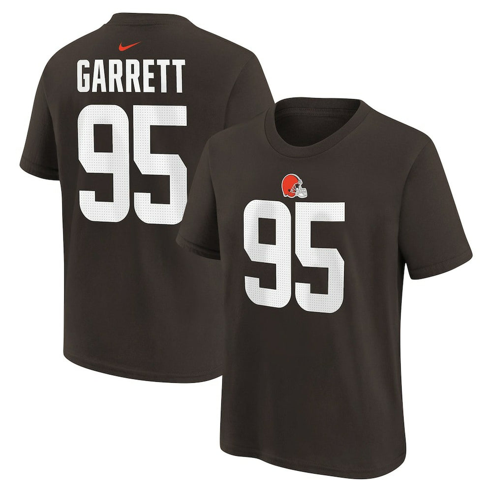 Myles Garrett Cleveland Browns Youth Player Name & Number T-Shirt Brown | Nike for Sale