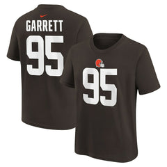 Myles Garrett Cleveland Browns Youth Player Name & Number T-Shirt Brown | Nike for Sale