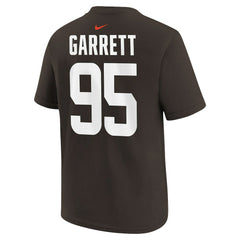 Myles Garrett Cleveland Browns Youth Player Name & Number T-Shirt Brown | Nike for Sale