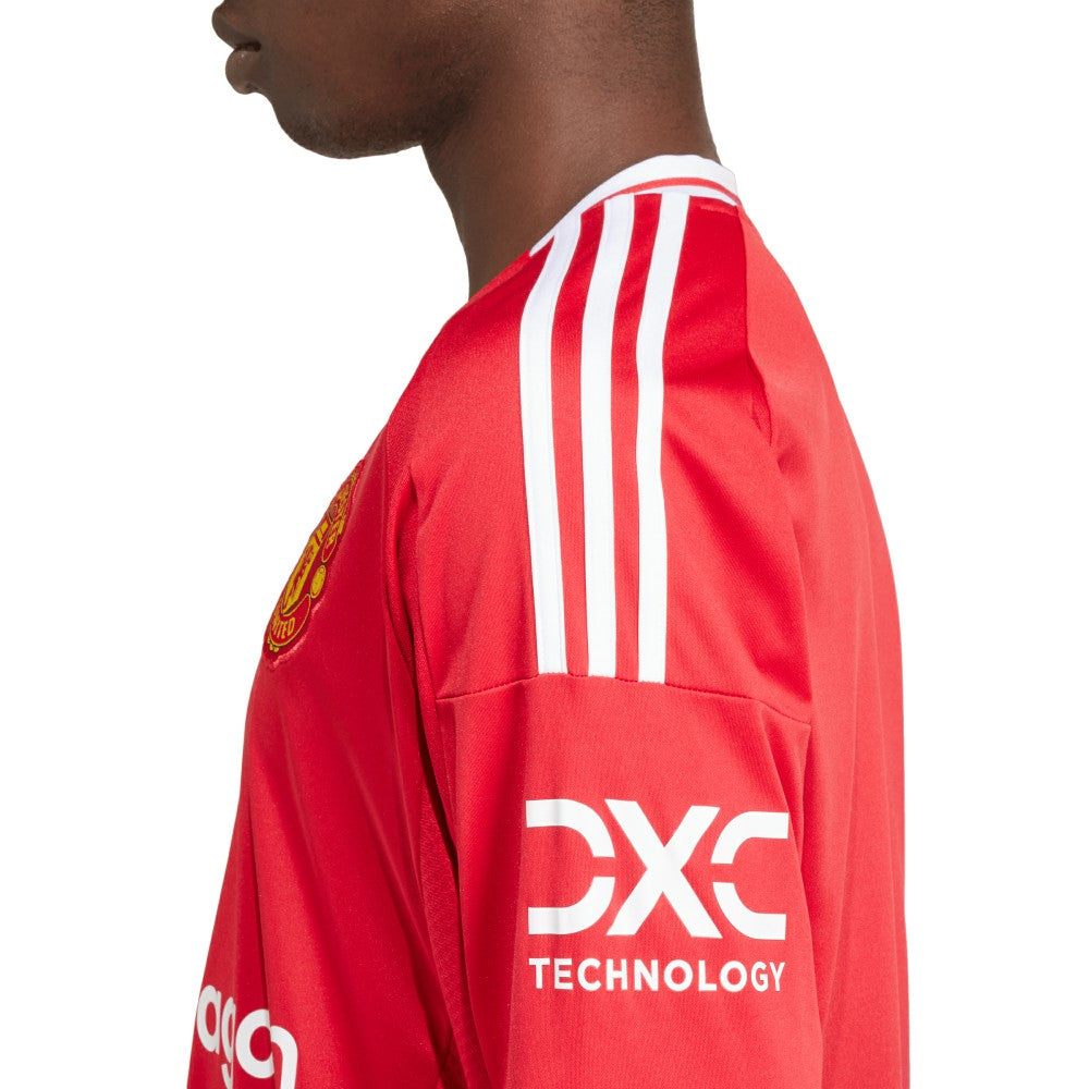 Manchester United 2024/25 Home Long Sleeve Replica Jersey Red | Adidas Online
