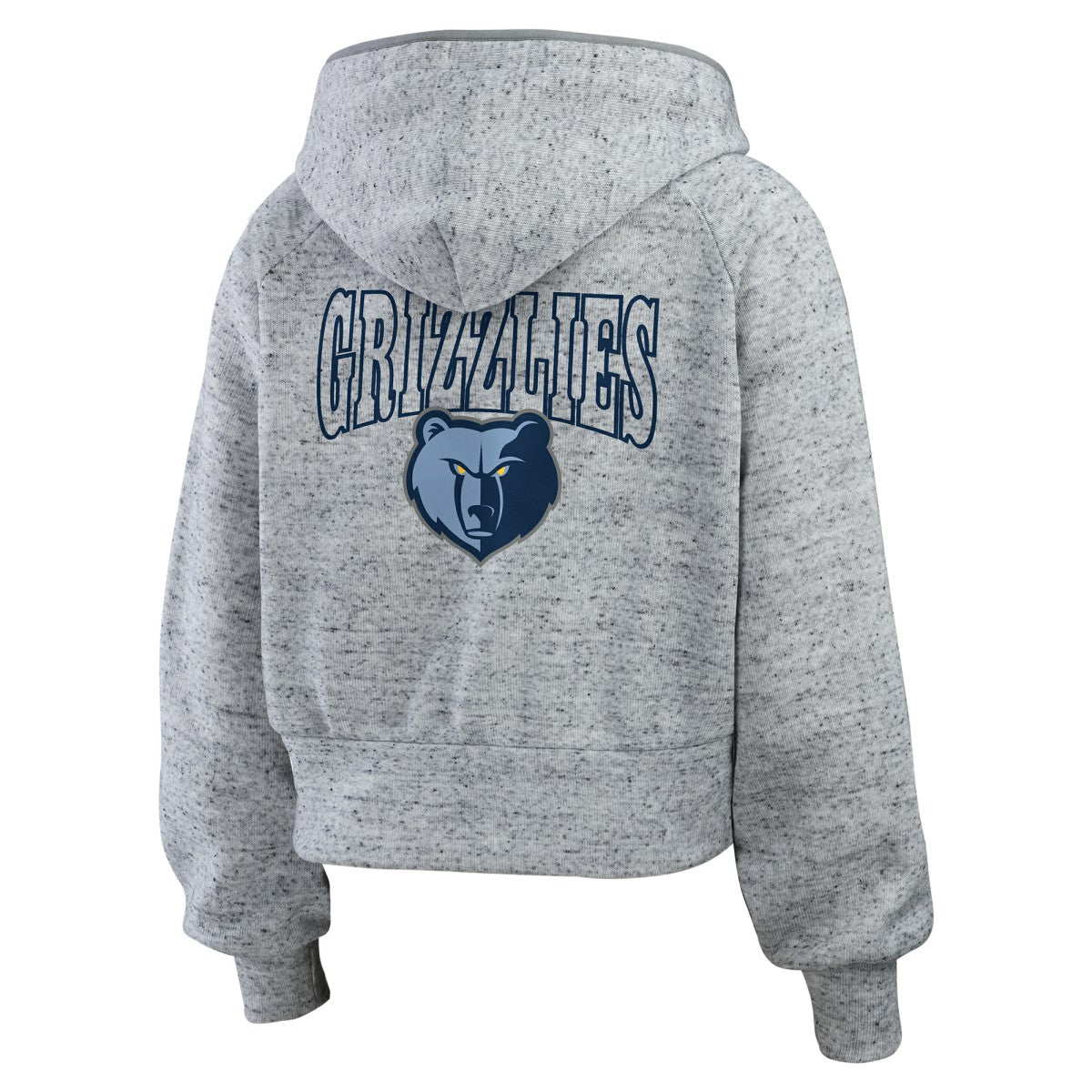 Memphis Grizzlies WEAR by Erin Andrews Women's Speckled Radiator Full-Zip Hoodie Heather Gray - NBA