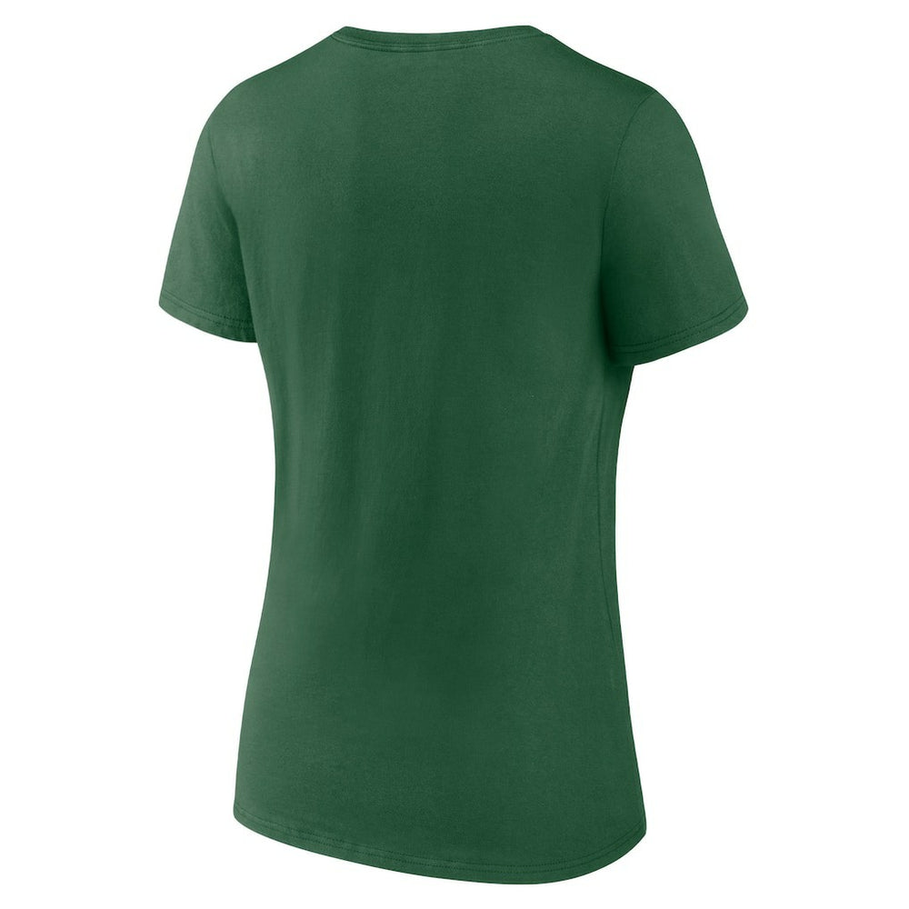 New York Jets Women's Team Lock-Up V-Neck T-Shirt Green | Fanatics