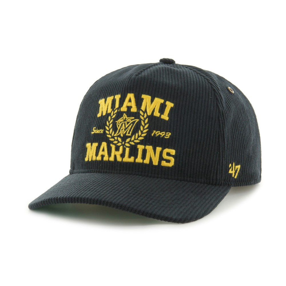 Miami Marlins '47 Laurus Corduroy Hitch Snapback Hat - MLB