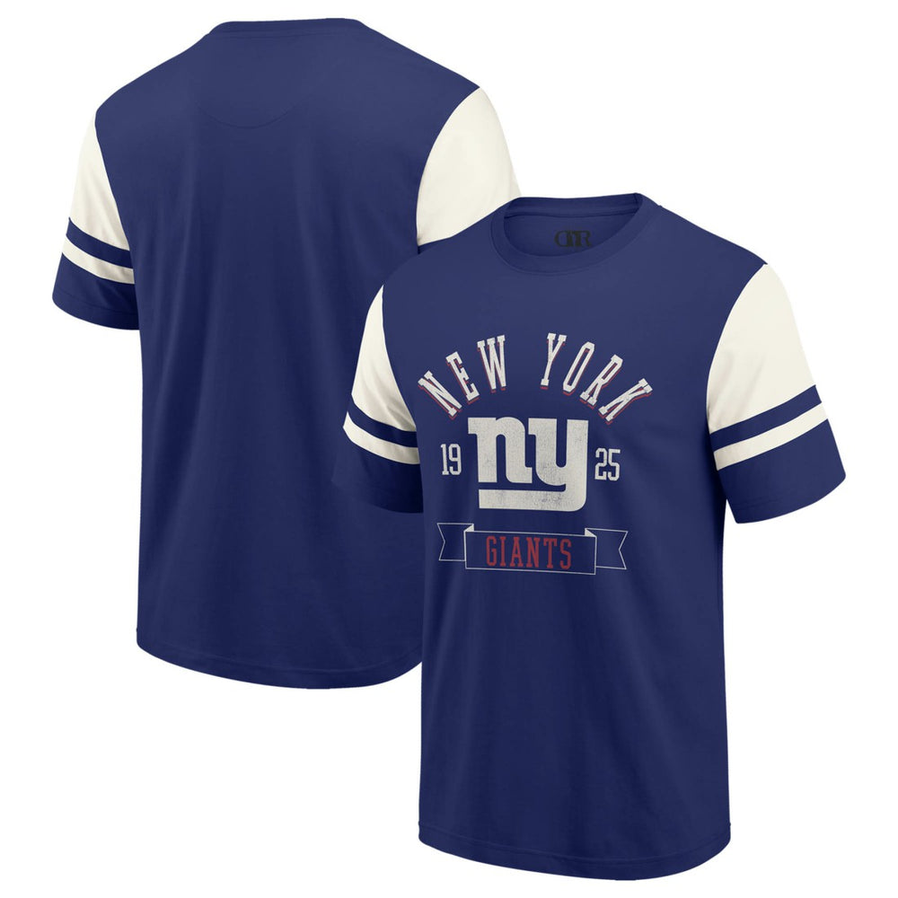 New York Giants Darius Rucker Collection Football T-Shirt Royal | Fanatics