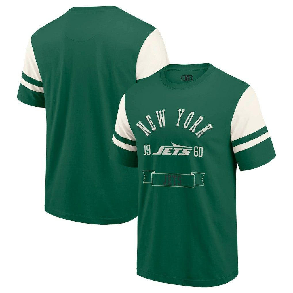 New York Jets Darius Rucker Collection Football T-Shirt Green | Fanatics