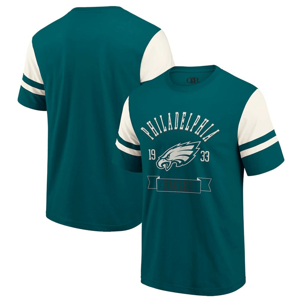 Philadelphia Eagles Darius Rucker Collection Football T-Shirt Midnight Green | Fanatics