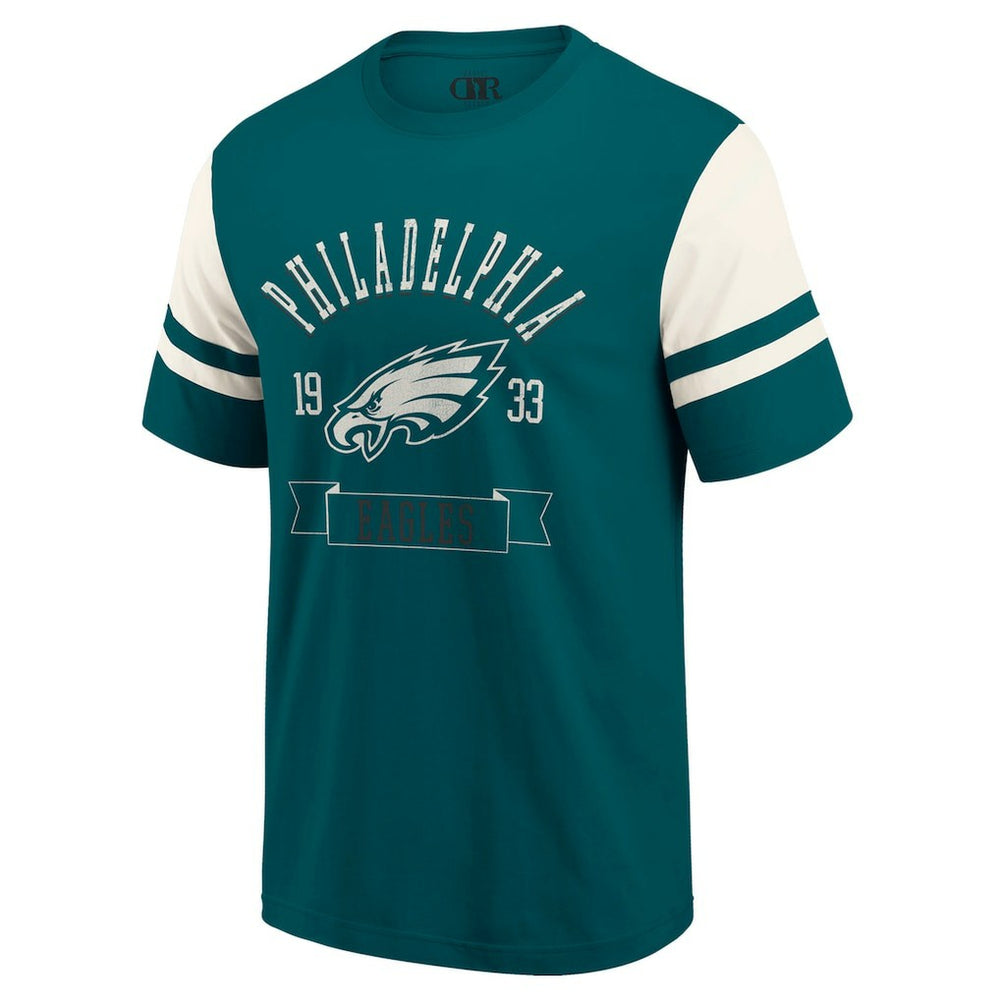 Philadelphia Eagles Darius Rucker Collection Football T-Shirt Midnight Green | Fanatics