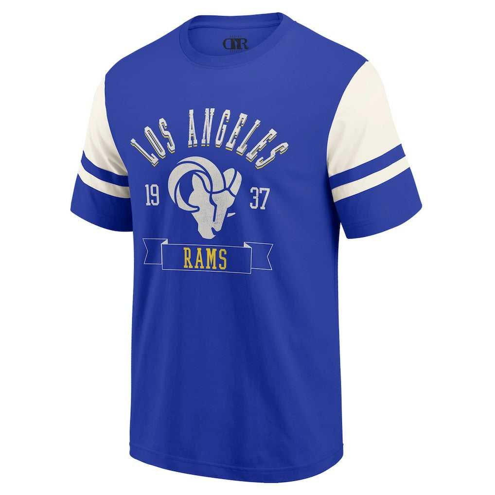 Los Angeles Rams Darius Rucker Collection Football T-Shirt Royal | Fanatics