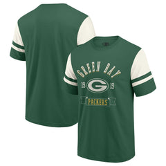 Green Bay Packers Darius Rucker Collection Football T-Shirt Green | Fanatics