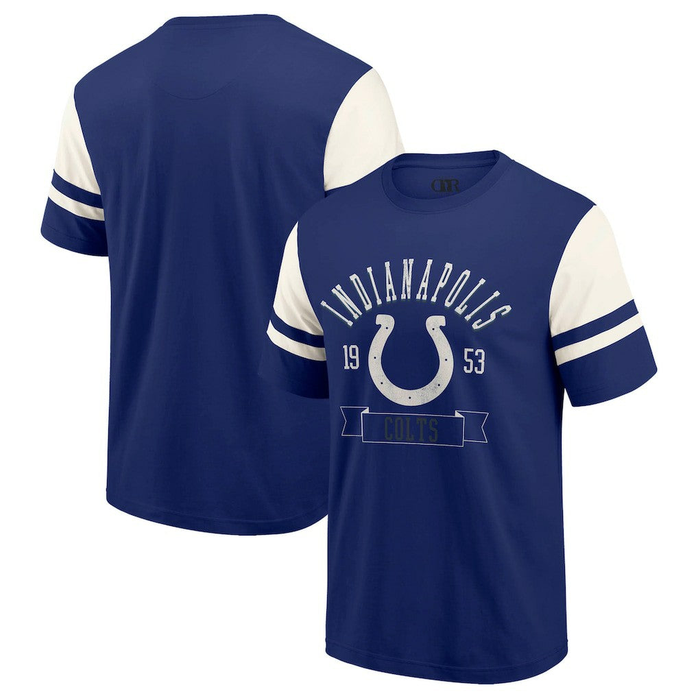 Indianapolis Colts Darius Rucker Collection Football T-Shirt Royal | Fanatics