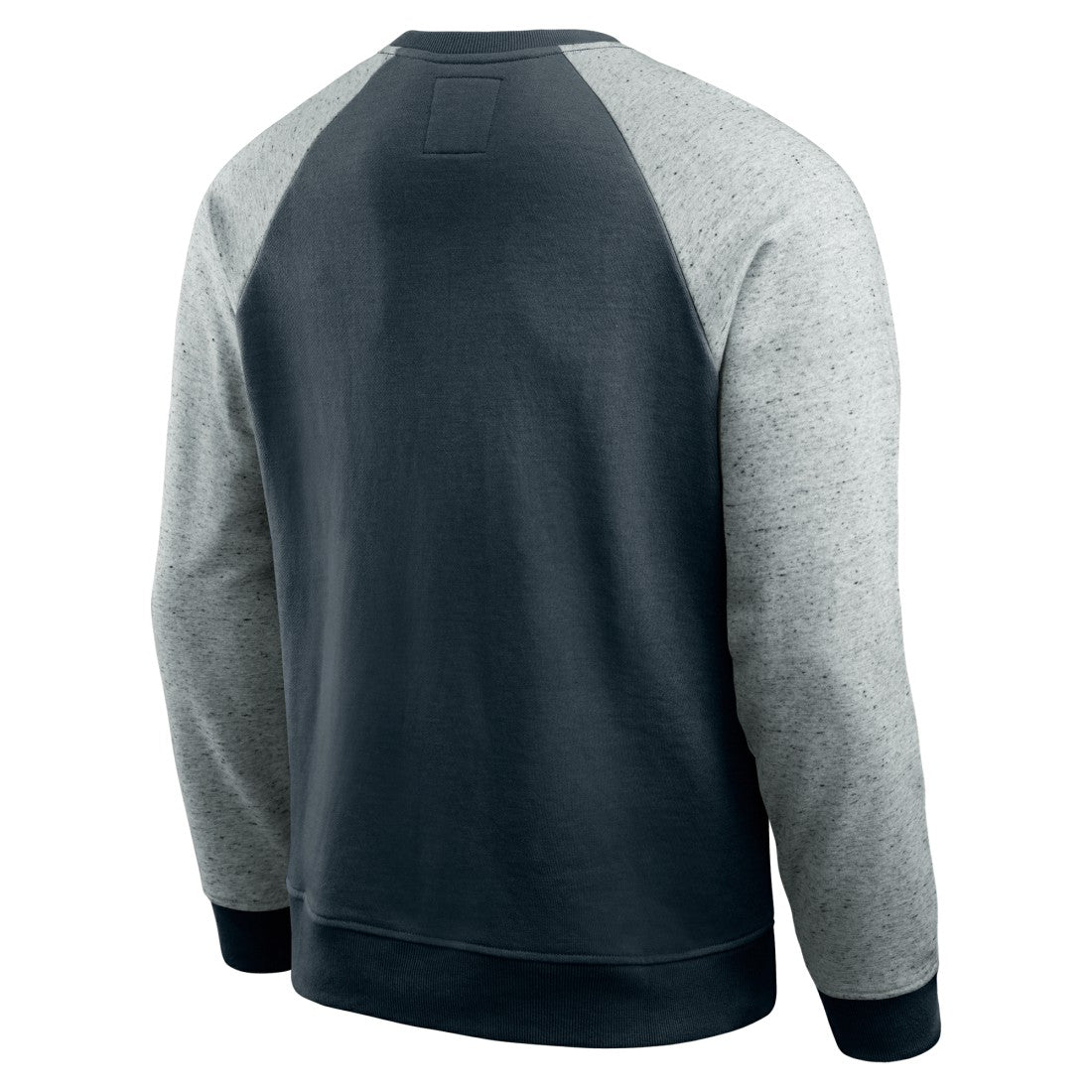 Houston Texans Darius Rucker Collection Colorblock Pullover Sweatshirt Navy/Heather Gray | Fanatics