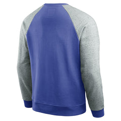 Los Angeles Rams Darius Rucker Collection Colorblock Pullover Sweatshirt Royal/Heather Gray | Fanatics