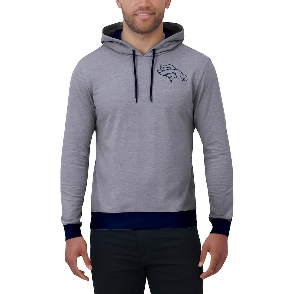 Denver Broncos Darius Rucker Collection Tonal Knit Pullover Hoodie Navy | Fanatics