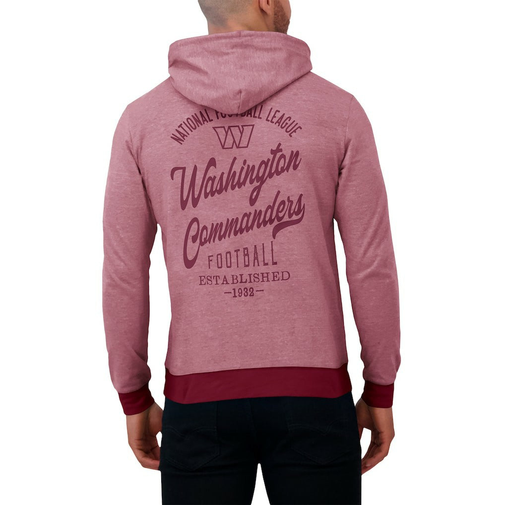 Washington Commanders Darius Rucker Collection Tonal Knit Pullover Hoodie Burgundy | Fanatics