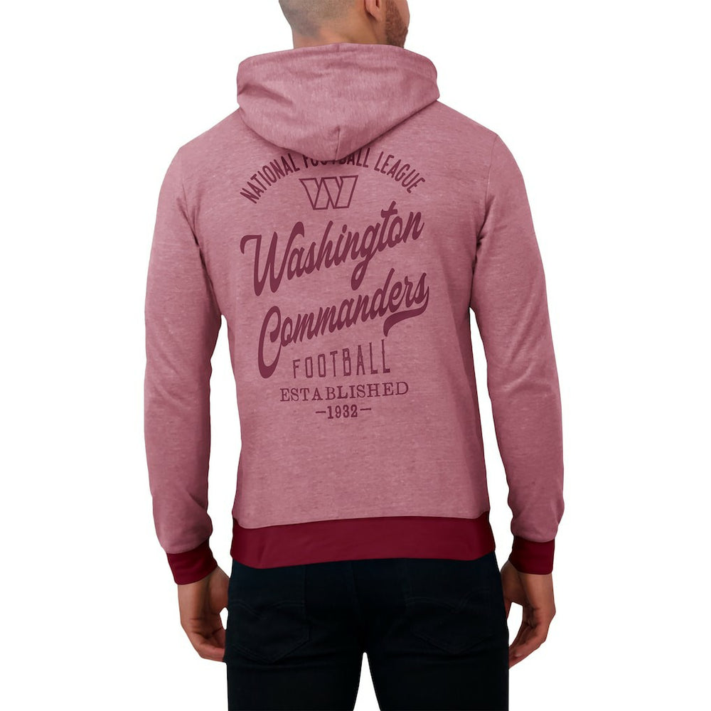 Washington Commanders Darius Rucker Collection Tonal Knit Pullover Hoodie Burgundy | Fanatics