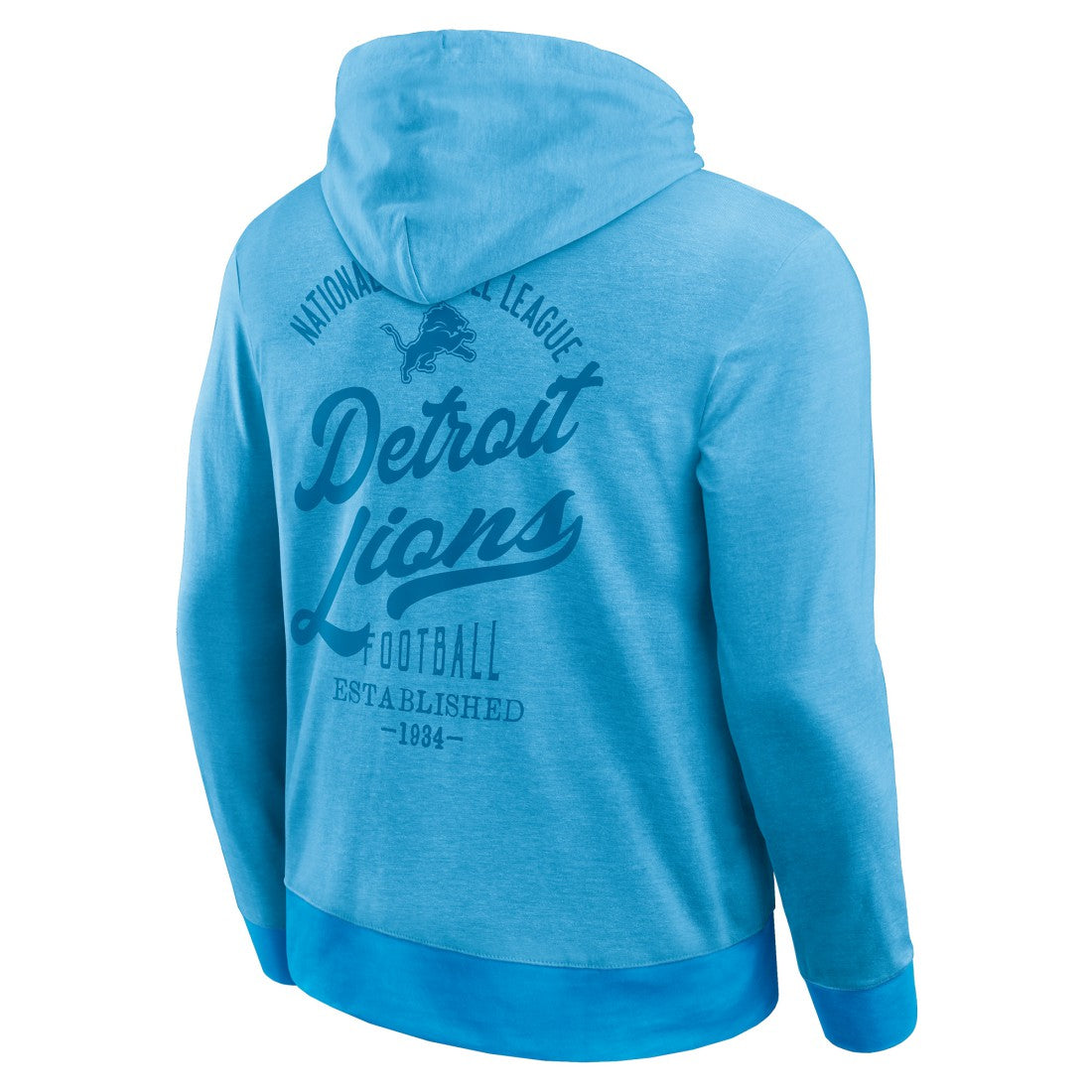 Detroit Lions Darius Rucker Collection Tonal Knit Pullover Hoodie Blue | Fanatics