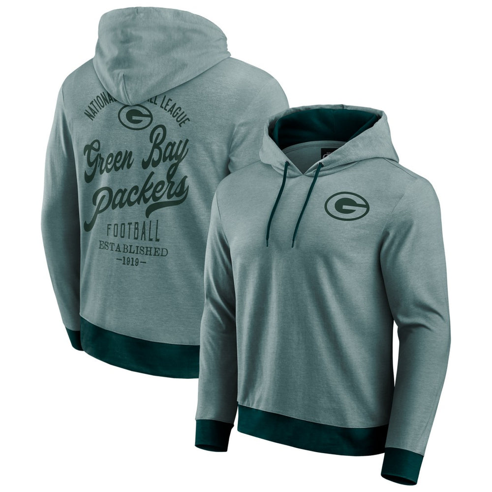 Green Bay Packers Darius Rucker Collection Tonal Knit Pullover Hoodie Green | Fanatics