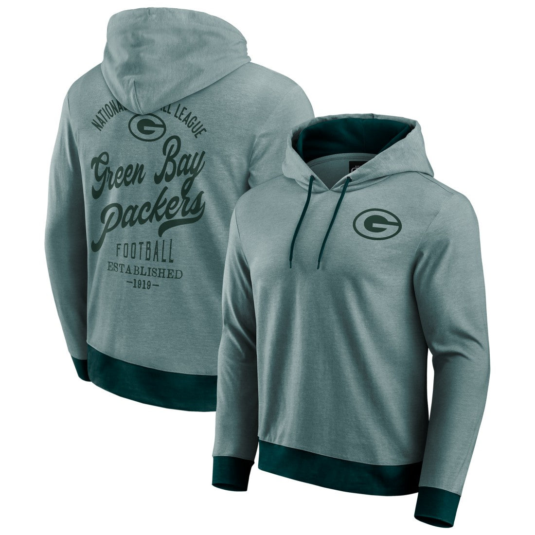 Green Bay Packers Darius Rucker Collection Tonal Knit Pullover Hoodie Green | Fanatics