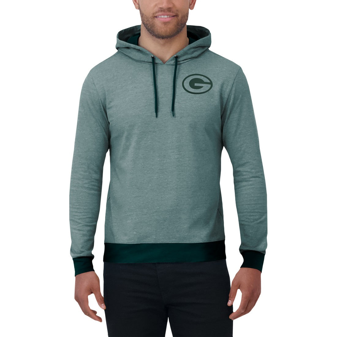 Green Bay Packers Darius Rucker Collection Tonal Knit Pullover Hoodie Green | Fanatics