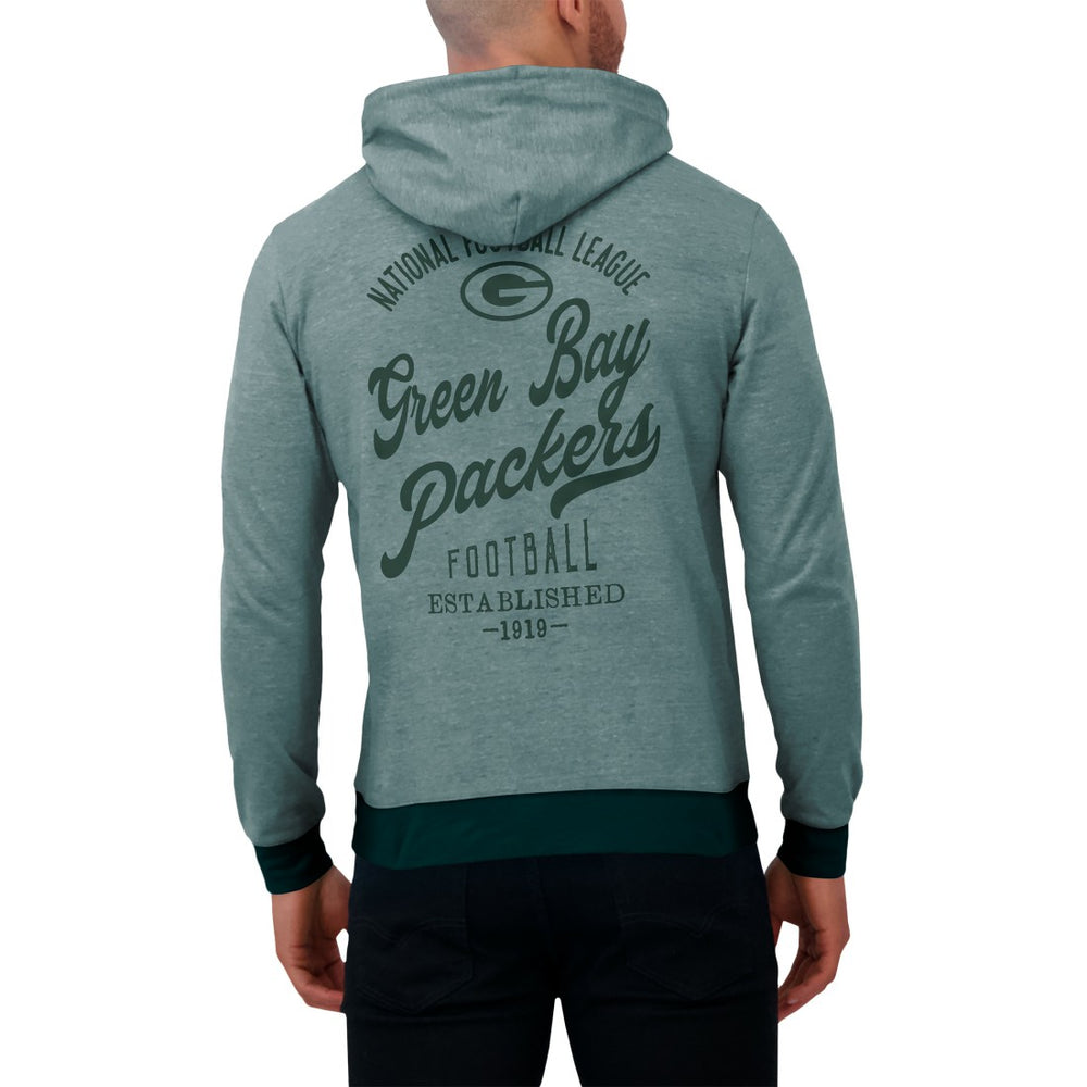 Green Bay Packers Darius Rucker Collection Tonal Knit Pullover Hoodie Green | Fanatics