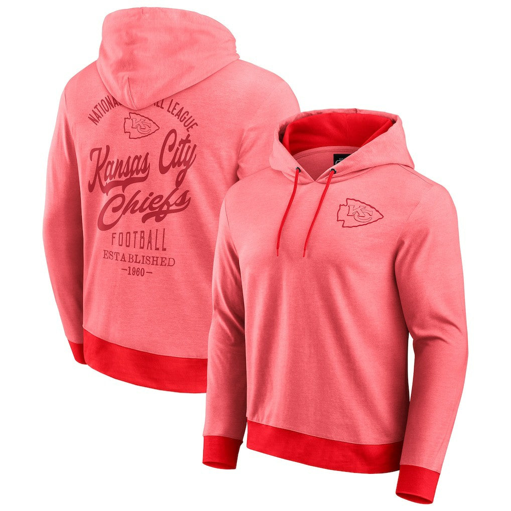 Kansas City Chiefs Darius Rucker Collection Tonal Knit Pullover Hoodie Red | Fanatics