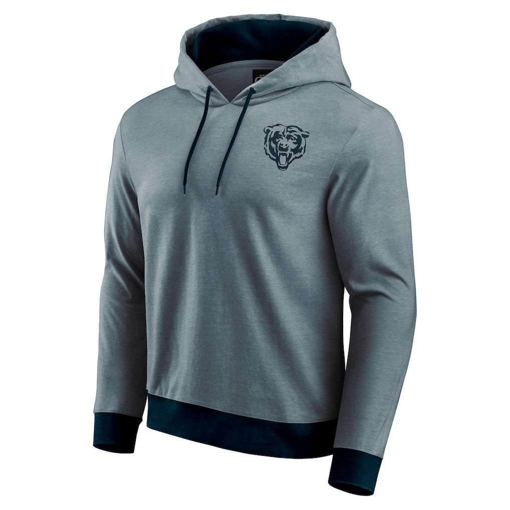 Chicago Bears Darius Rucker Collection Tonal Knit Pullover Hoodie Navy | Fanatics