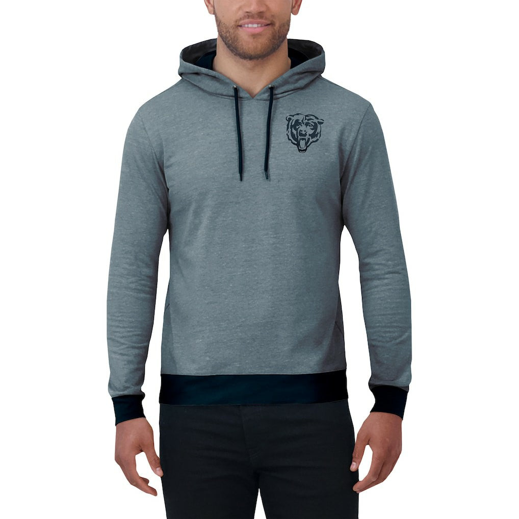 Chicago Bears Darius Rucker Collection Tonal Knit Pullover Hoodie Navy | Fanatics