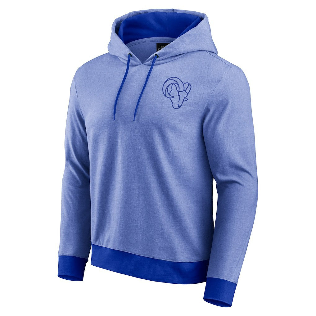 Los Angeles Rams Darius Rucker Collection Tonal Knit Pullover Hoodie Royal | Fanatics