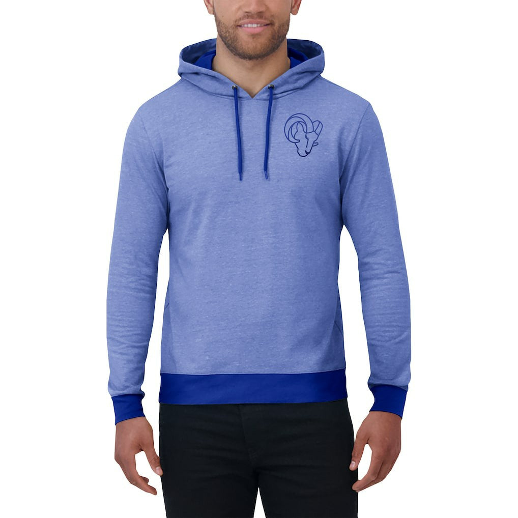 Los Angeles Rams Darius Rucker Collection Tonal Knit Pullover Hoodie Royal | Fanatics