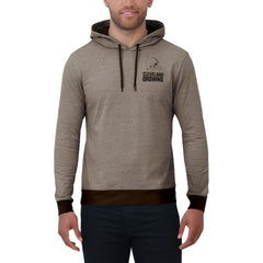 Cleveland Browns Darius Rucker Collection Tonal Knit Pullover Hoodie Brown | Fanatics