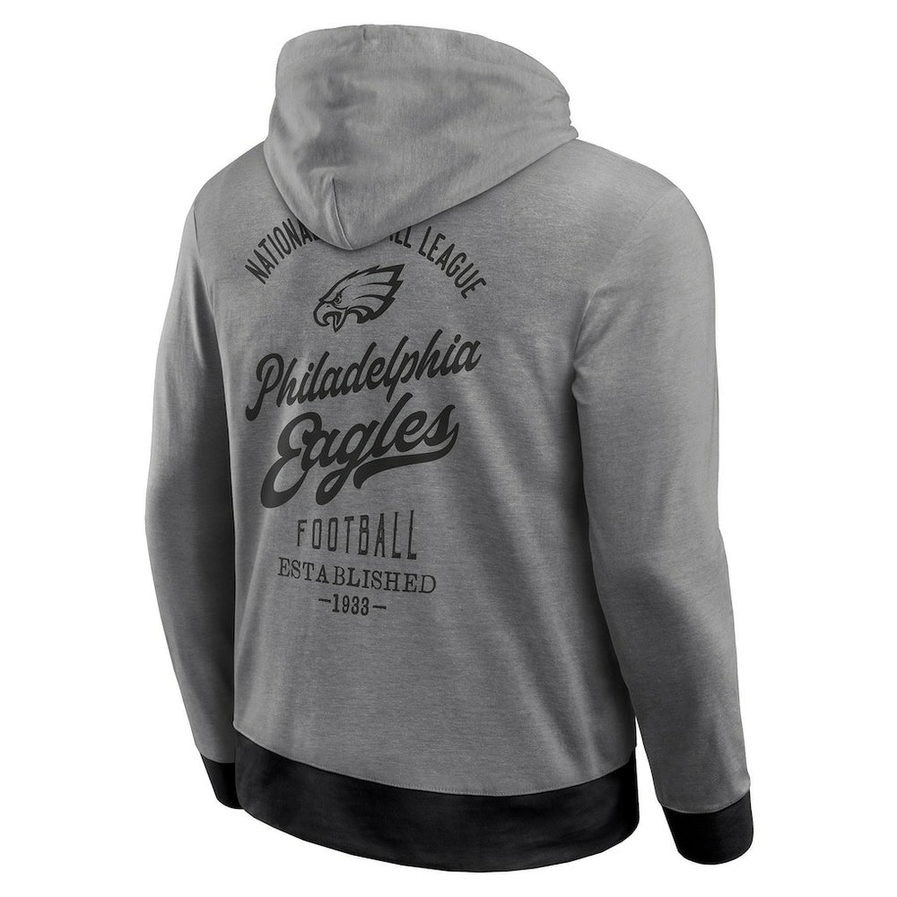 Philadelphia Eagles Darius Rucker Collection Tonal Knit Pullover Hoodie Gray | Fanatics