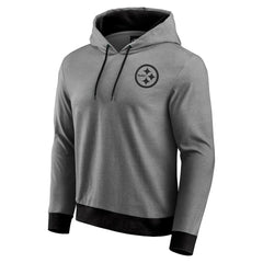 Pittsburgh Steelers Darius Rucker Collection Tonal Knit Pullover Hoodie Black | Fanatics