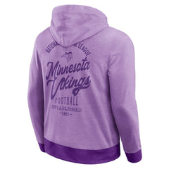 Minnesota Vikings Darius Rucker Collection Tonal Knit Pullover Hoodie Purple | Fanatics