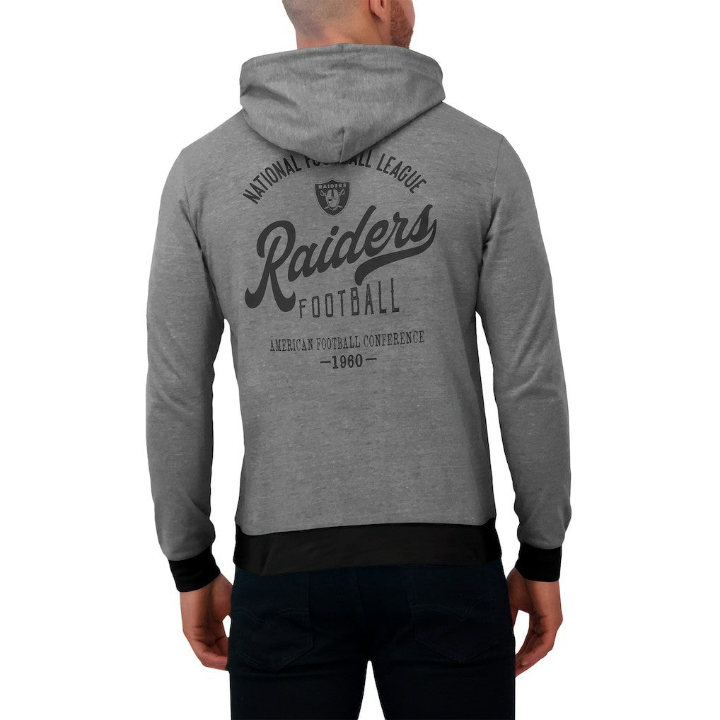 Las Vegas Raiders Darius Rucker Collection Tonal Knit Pullover Hoodie Black | Fanatics