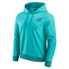Miami Dolphins Darius Rucker Collection Tonal Knit Pullover Hoodie Aqua | Fanatics