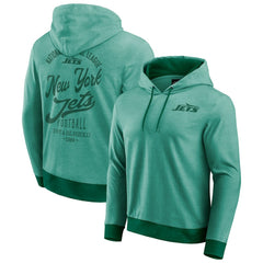 New York Jets Darius Rucker Collection Tonal Knit Pullover Hoodie Green | Fanatics