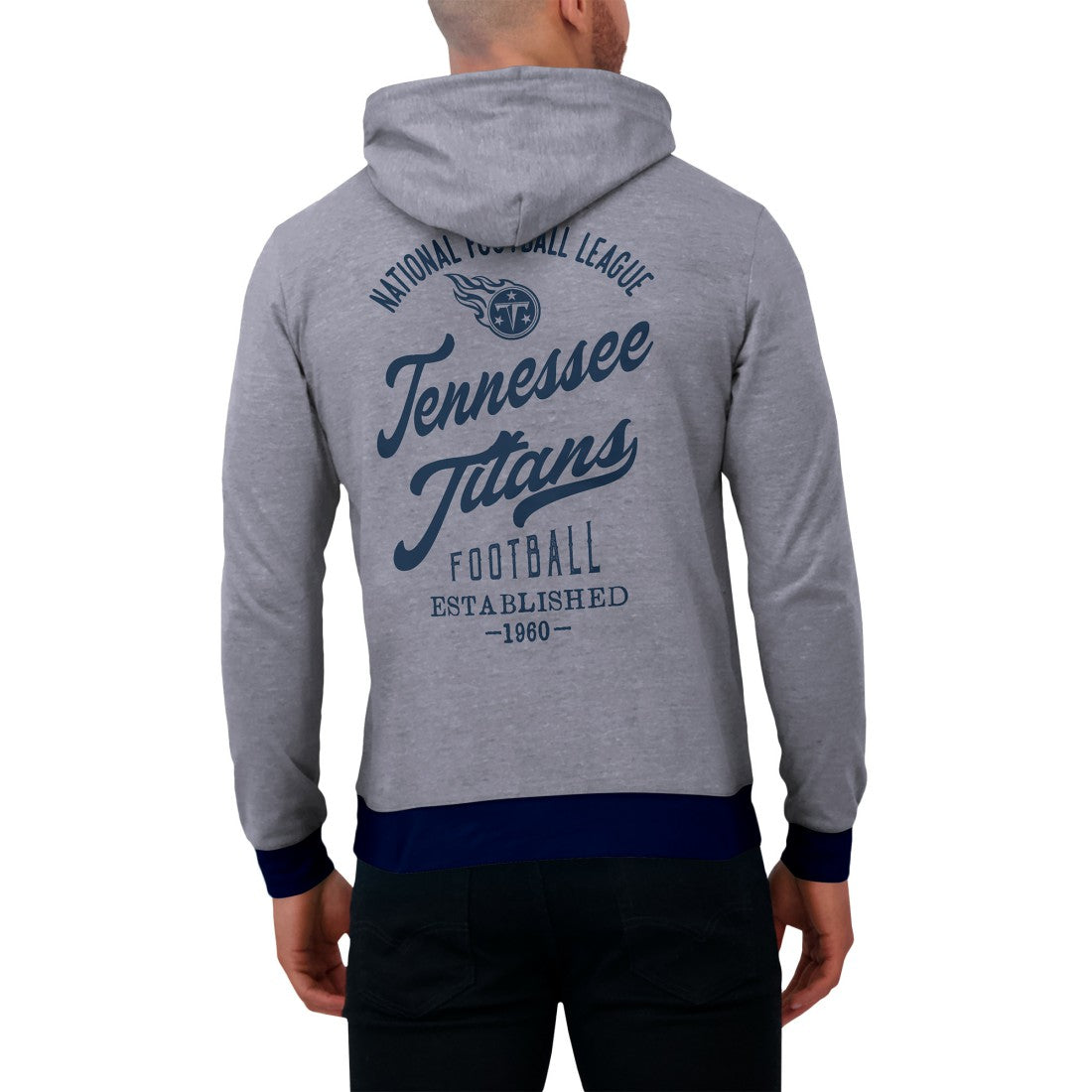 Tennessee Titans Darius Rucker Collection Tonal Knit Pullover Hoodie Navy | Fanatics