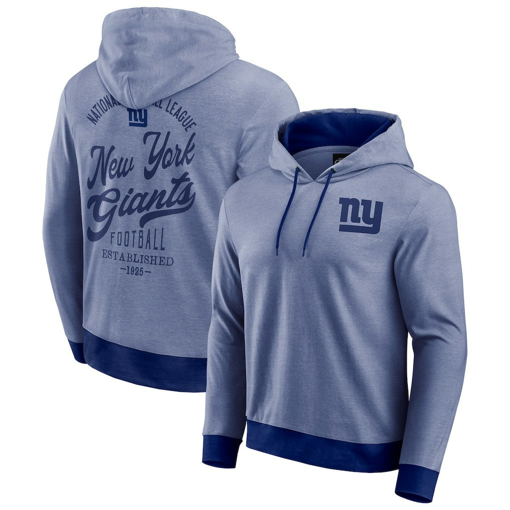 New York Giants Darius Rucker Collection Tonal Knit Pullover Hoodie Royal | Fanatics