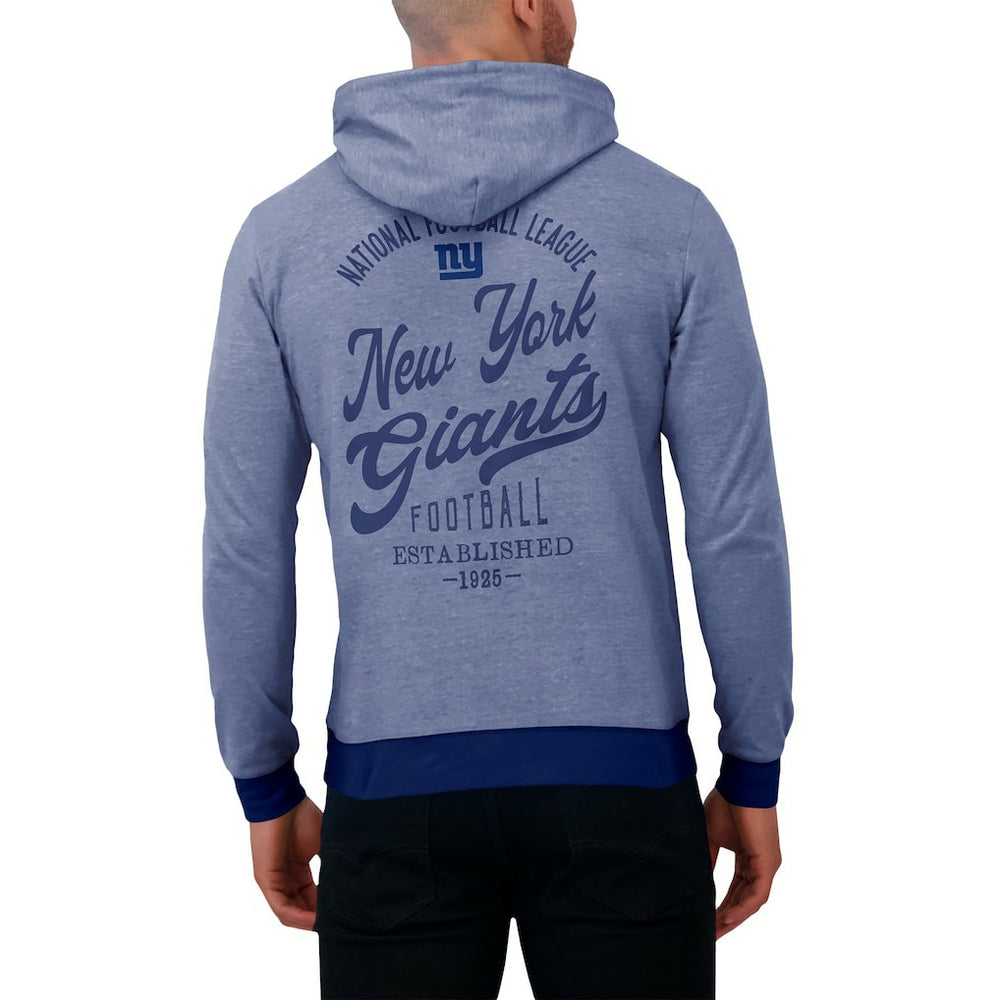 New York Giants Darius Rucker Collection Tonal Knit Pullover Hoodie Royal | Fanatics