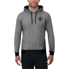 New Orleans Saints Darius Rucker Collection Tonal Knit Pullover Hoodie Black | Fanatics