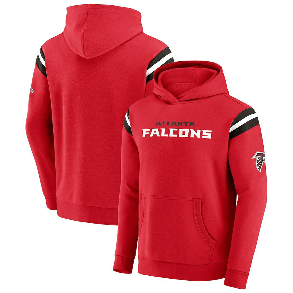 Atlanta Falcons Darius Rucker Collection Football Washed Pullover Hoodie Red | Fanatics