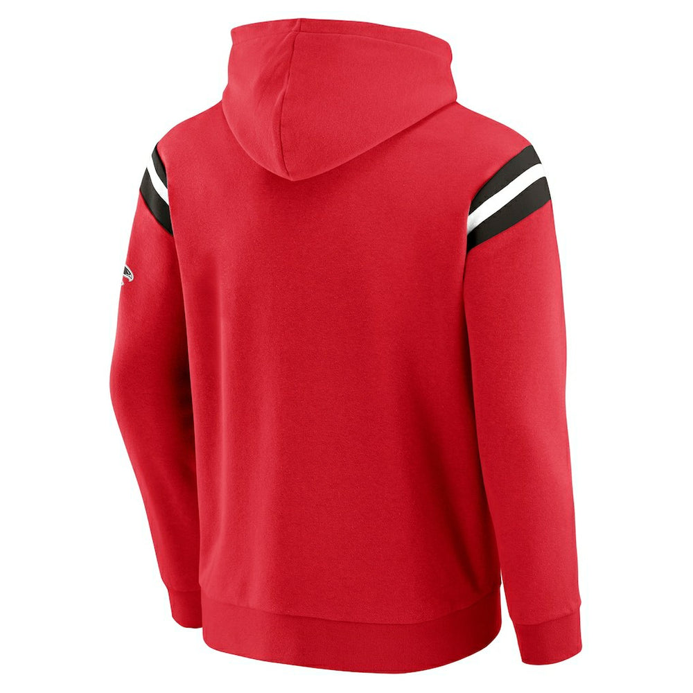 Atlanta Falcons Darius Rucker Collection Football Washed Pullover Hoodie Red | Fanatics