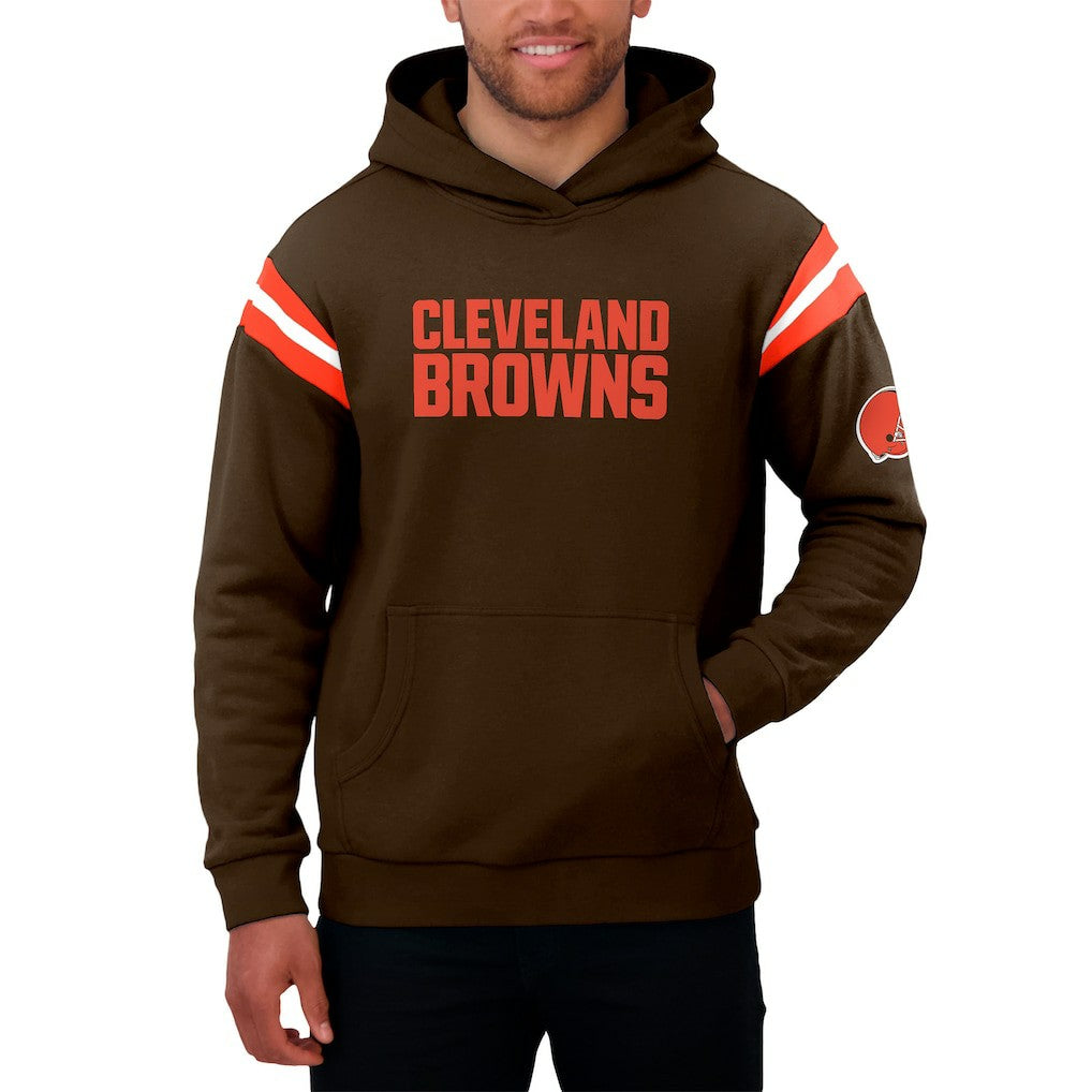Cleveland Browns Darius Rucker Collection Football Washed Pullover Hoodie Brown | Fanatics