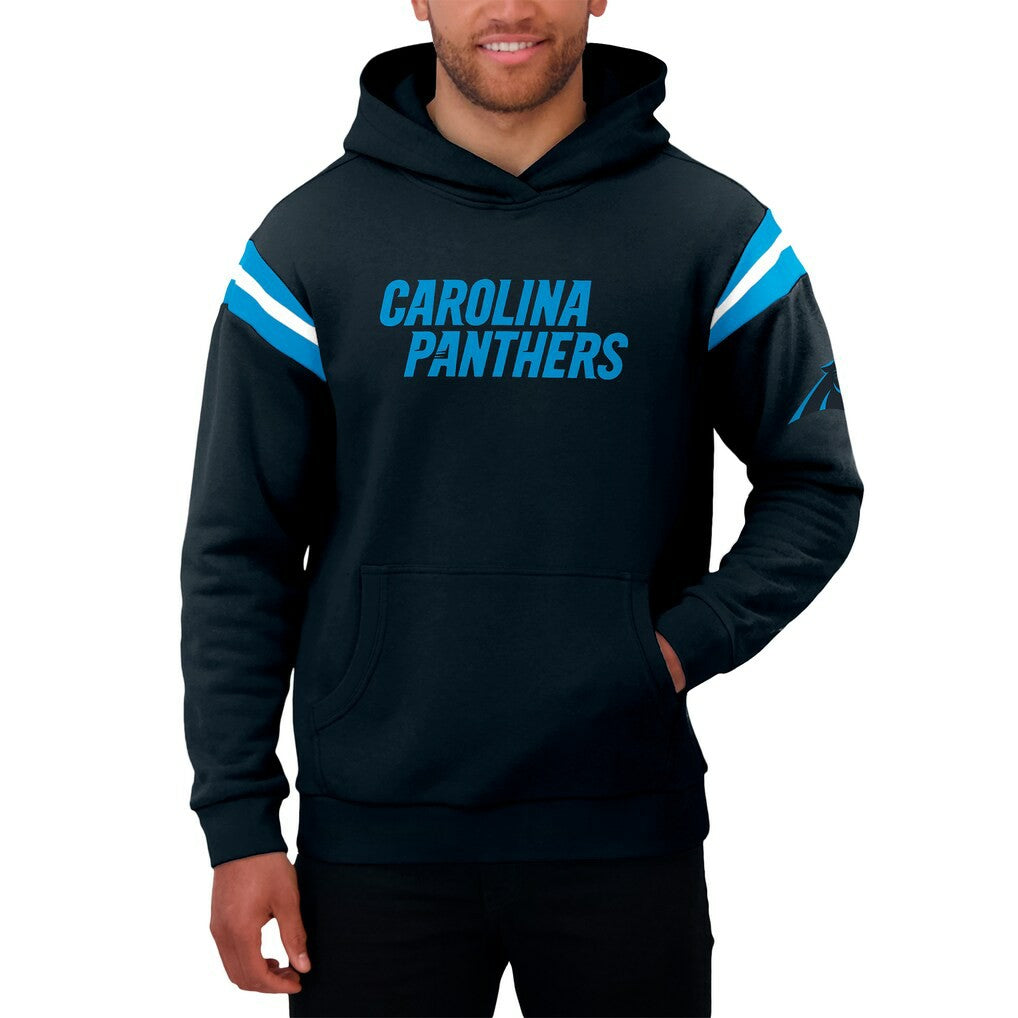 Carolina Panthers Darius Rucker Collection Football Washed Pullover Hoodie Black | Fanatics