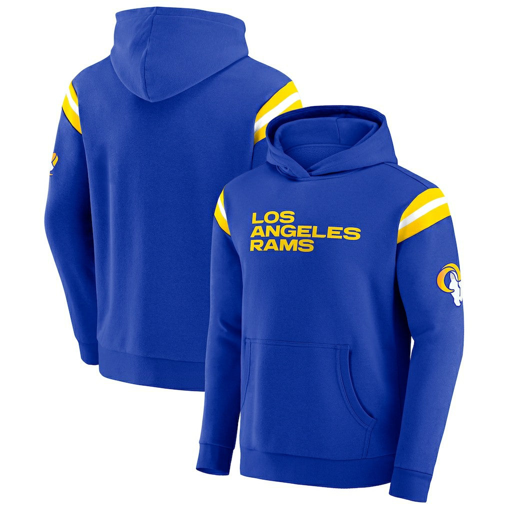 Los Angeles Rams Darius Rucker Collection Football Washed Pullover Hoodie Royal | Fanatics